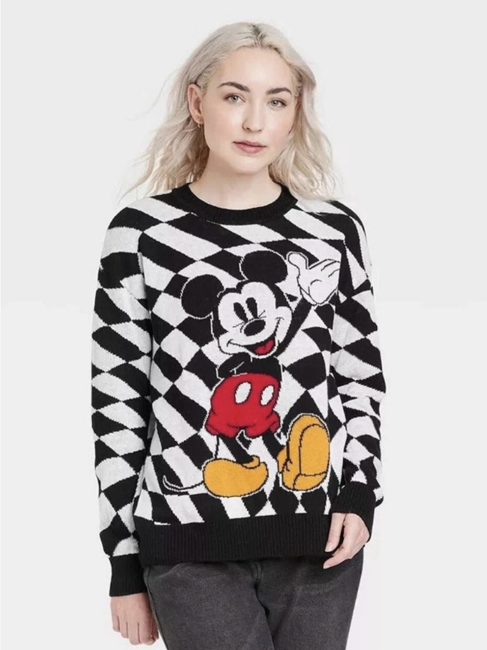 NWT Mickey Mouse Disney Sweater Medium Very Soft